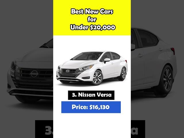 Best New Cars for Under $20,000 #automobile #2024