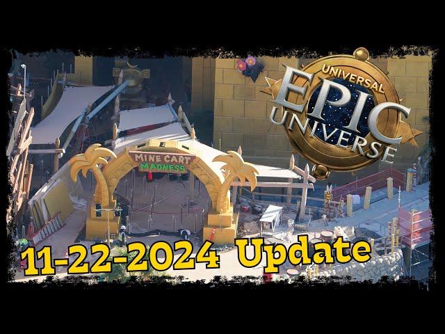 MEGA Universal Epic Universe Construction Update 11-22-2024