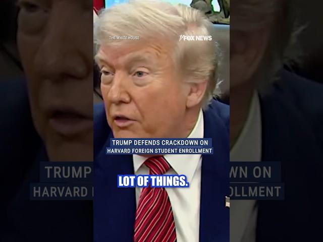 Trump warns Harvard it must ‘change its ways’ #foxnews #shorts #news #us #trump #college #politics