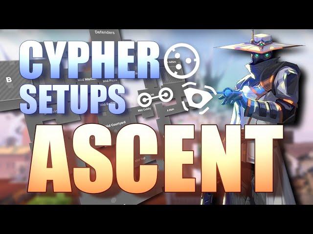 THE BEST Cypher Ascent Setups (Wires, Lineups, Cameras, & More!) Valorant Patch 5.12