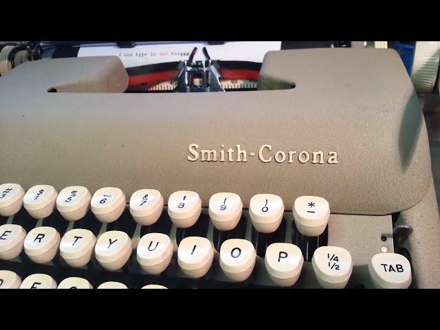 Smith Corona Portable Manual, Sterling Galaxie Classic Electric, BulletProof Typewriters