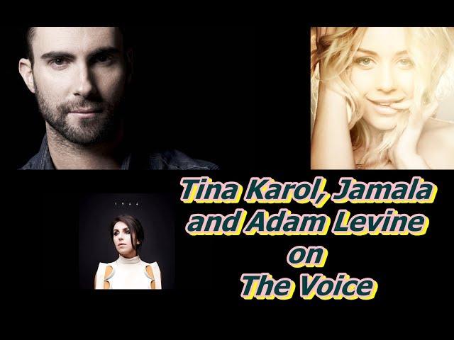 Tina Karol, Jamala and Adam Levine on The Voice