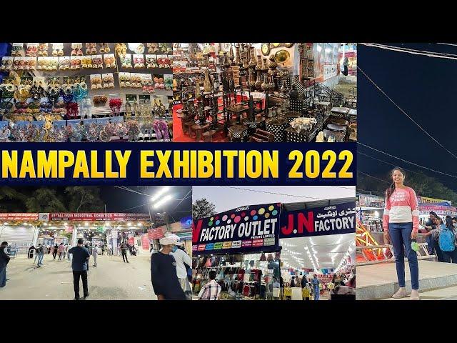 Nampally Exhibition 2022||Hyderabad Exhibitions||Earrings, Home decor, Clothing,Crockery, Food