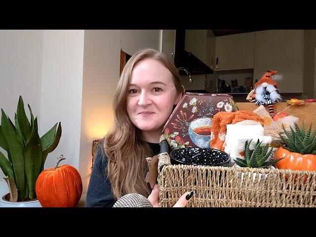 ASMR Boo Baskets  Fall Haul with Tingly Tapping