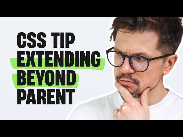 CSS Tip: Extend a Child Beyond Parent Width (the better way)