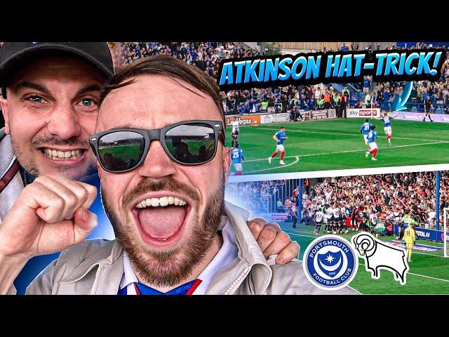 ROB ATKINSON RESCUES POINT FOR POMPEY! LATE DRAMA AT FRATTON PARK!  | POMPEY 2-2 DERBY