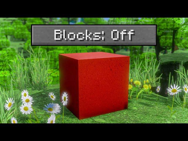 I Removed Blocks From Minecraft