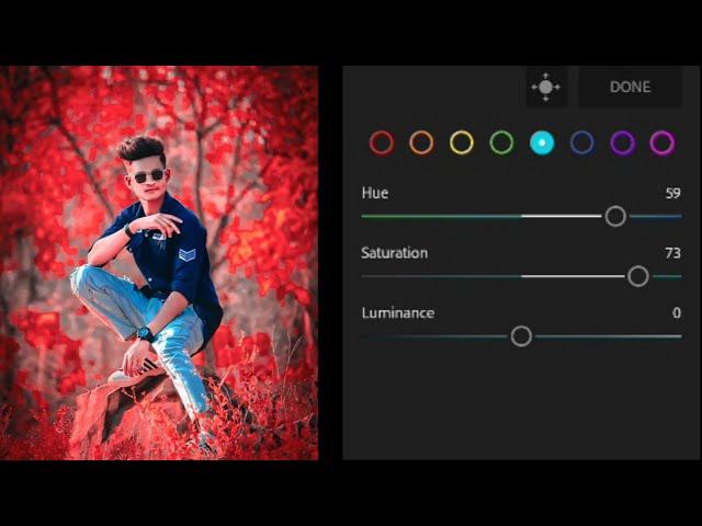 Lighroom red mobile photo Editing// Tutorial photo Editing Background Chenge //