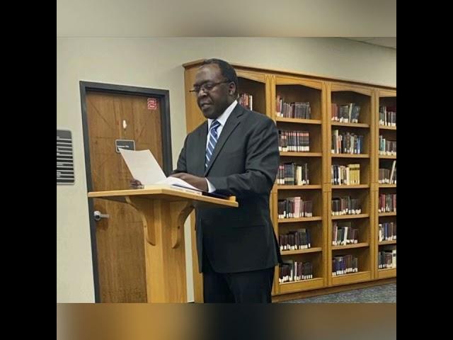 Poetry Reading by Pastor Christopher R Mwashinga at James White Library, Andrews University, 2023