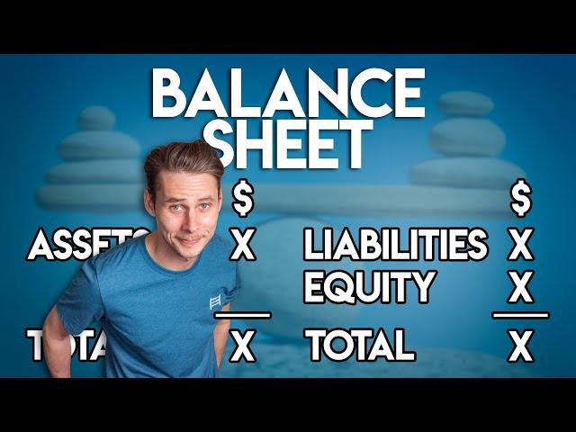 The BALANCE SHEET for BEGINNERS (Full Example)