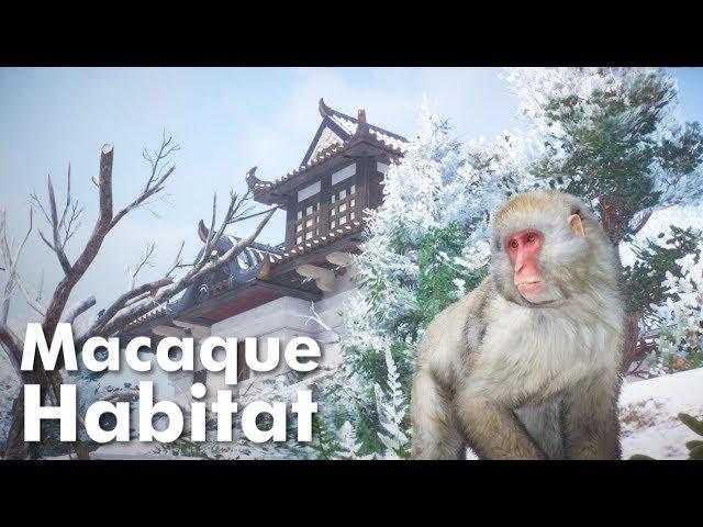 Planet Zoo - Japanese Macaque Habitat Speed Build