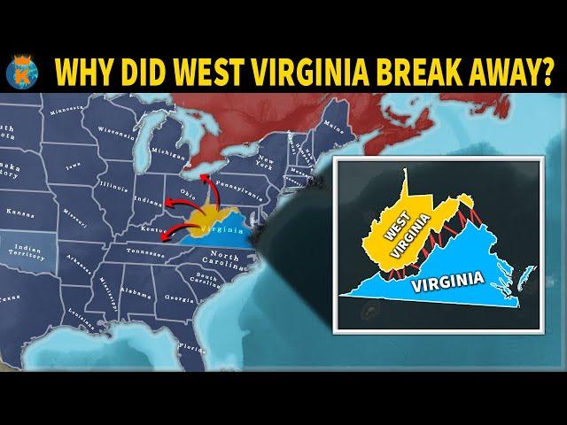 Why is Virginia Split in 2 States?