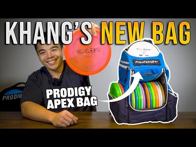 Khang got a NEW DISC GOLF BAG (Prodigy Apex) // What discs are in an MA2 player's bag?