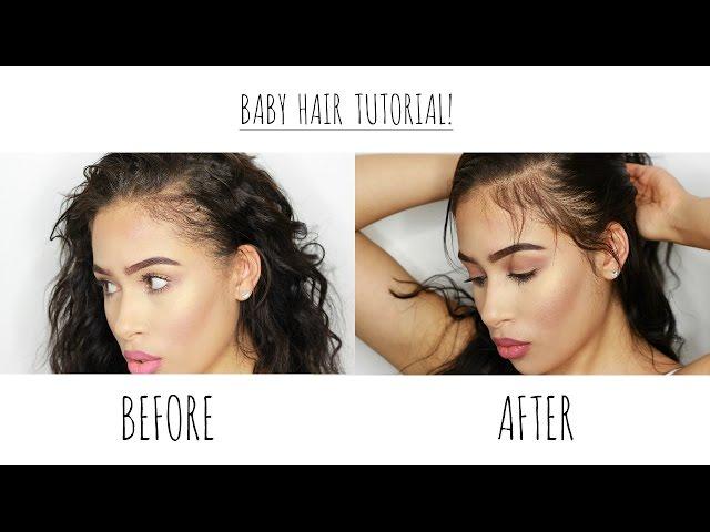 Baby Hair | Lay Your Edges | NO GEL Heatless Tutorial