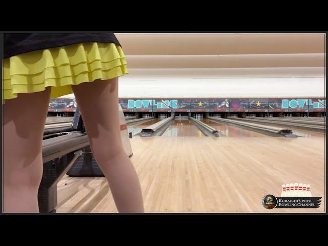 目標アベレージ190！リーグ戦あとの2G目ボウリング女子の練習風景 第2章280（2nd Bowling Practice）