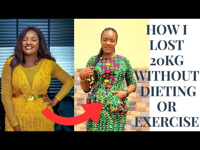 HOW I LOST WEIGHT WITHOUT DIET OR EXERCISE