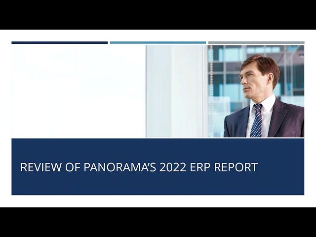 Review of Panorama's 2022 ERP Report