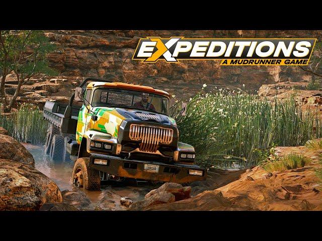 First Look at Expeditions: A MudRunner Game!