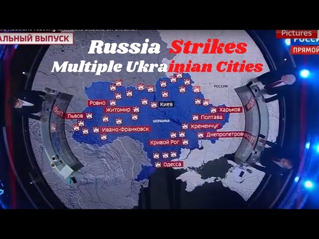 Russia Strikes Multiple Ukrainian Cities 1