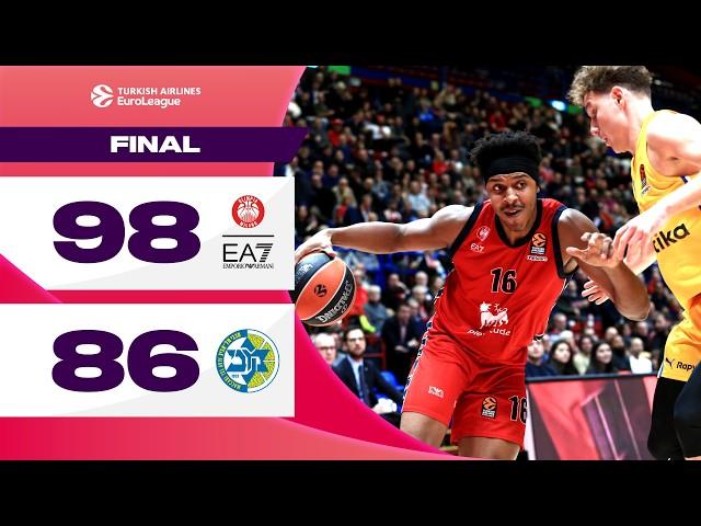 MESSINA proves DOUBTERS wrong | Milano – Maccabi | BASKETBALL HIGHLIGHTS R11 2024-25