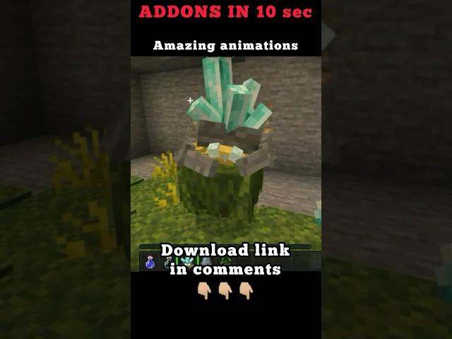 AMAZING MOBS ADDON for #minecraft PE #shorts #viral