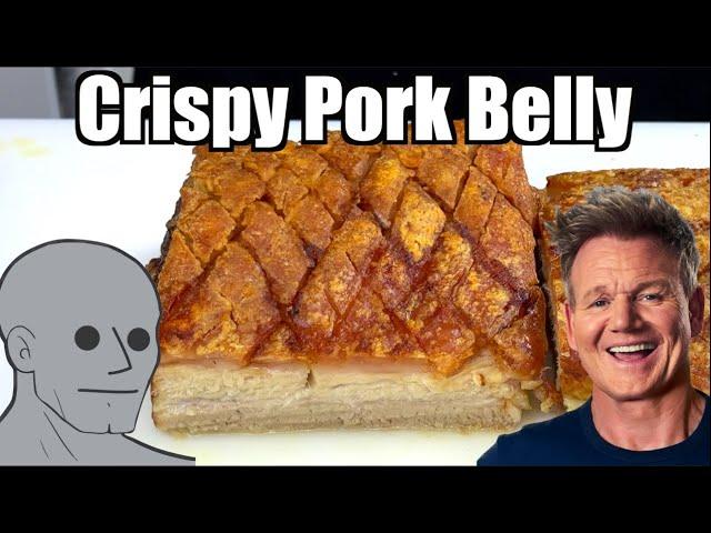 Following Instructions from Gordon Ramsay (Crispy Pork Belly)