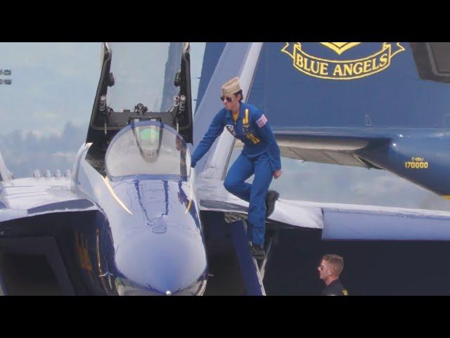 Blue Angels at Point Mugu NAS Airshow. See Female Pilot LT. Amanda "Stalin" Lee. 2023. 4K 60fps