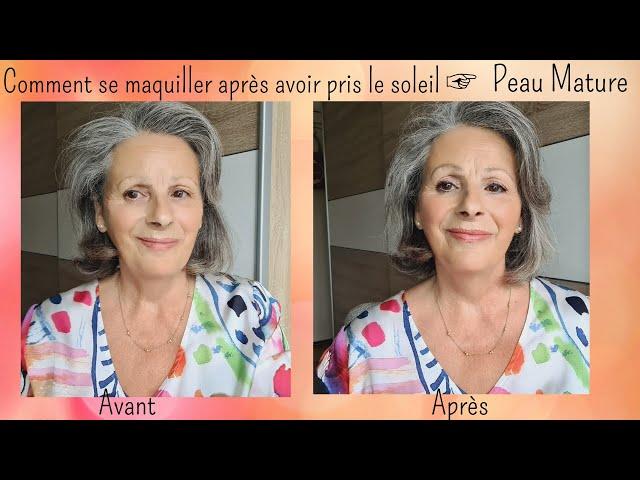 MAQUILLAGE PEAU MATURE APRÈS AVOIR PRIS LE SOLEIL   blendSmart 