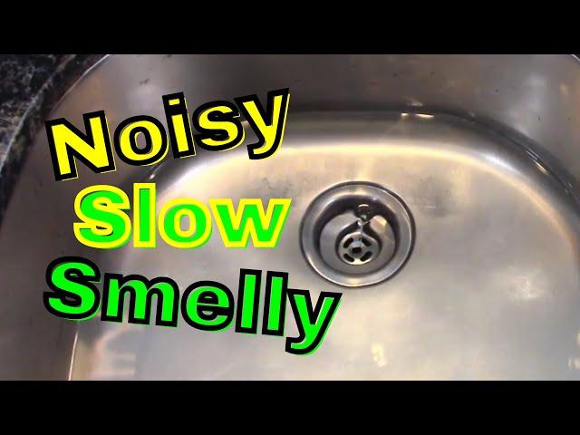 Noisy, slow, smelly sink?  Easy DIY fix