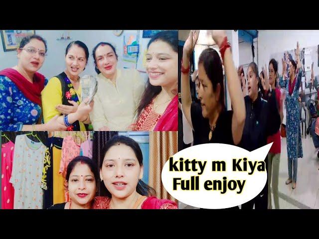 1Kg wait Kam ho gaya (Happy)|| Kitty m kiya Full enjoy ||#foujiwife#familyvlog#funny