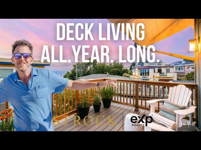 Deck Living All Year Long in Aptos CA | Strock Real Estate