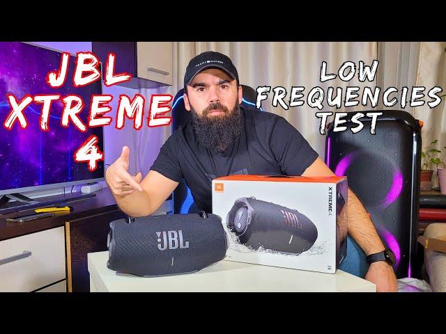 JBL Xtreme 4 Low Frequencies Test 100Hz to 5 Hz