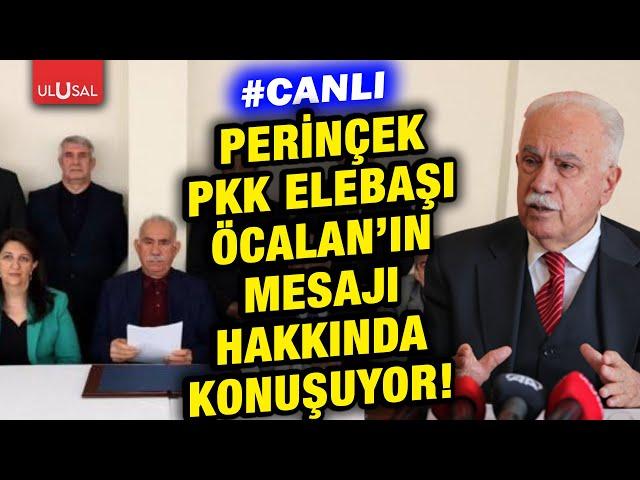 Doğu Perinçek PKK elebaşı Öcalan'ın mesajı hakkında konuşuyor #CANLI