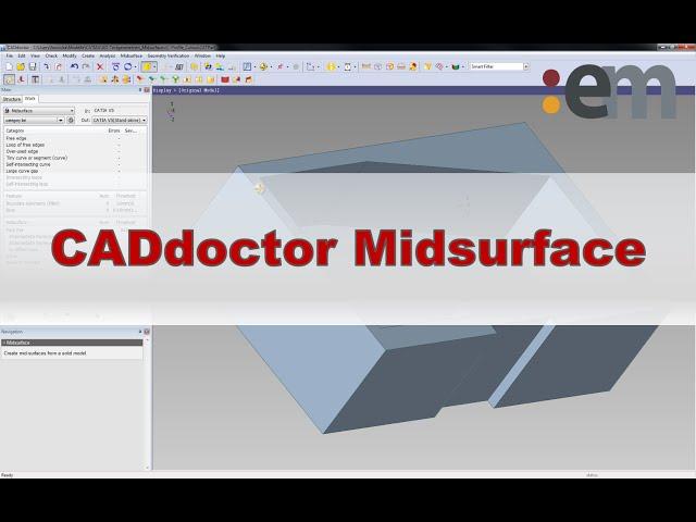 CADdoctor Midsurface