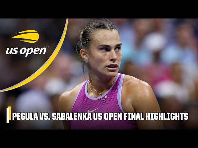 Jessica Pegula vs. Aryna Sabalenka FULL MATCH HIGHLIGHTS  | 2024 US Open