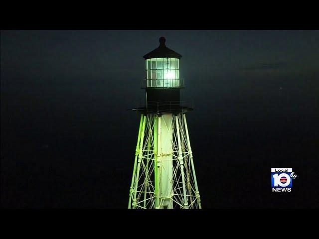 The Alligator Reef Lighthouse is shining again in the Florida Keys