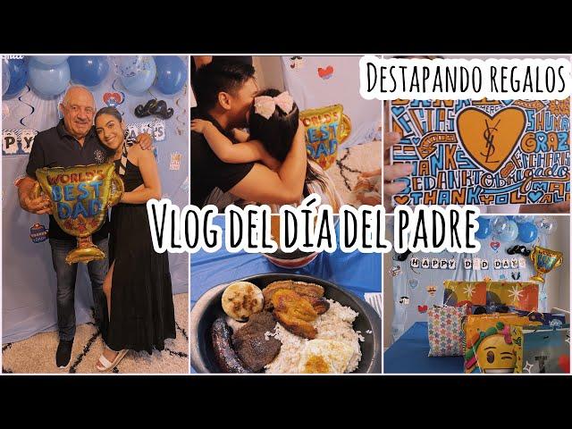 Vlog del día del padre  destapando regalos, decoración, que le dieron las niñas a su papá?