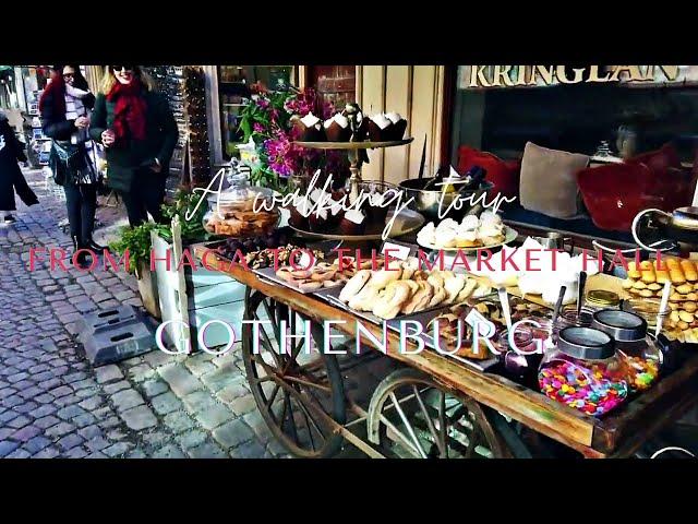 A walk in Göteborg / Gothenburg | Walking Tour from Haga to the Market Hall