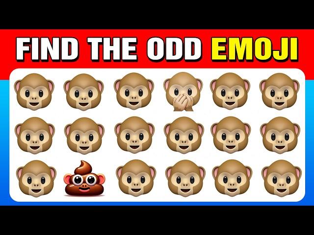 101 puzzles for GENIUS | Find the ODD One Out - Animals NEW Edition  Emoji Animal Quiz