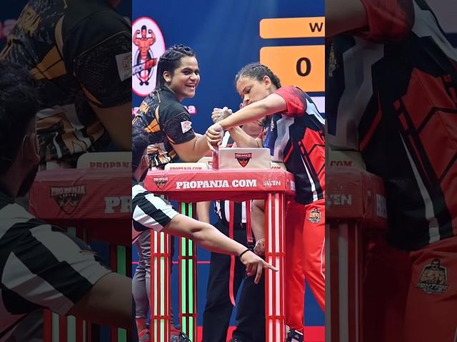 Aryan Kandari's sister Aakriti Kandari vs Chetna Sharma | Pro Panja League | 2023 #shorts #panja