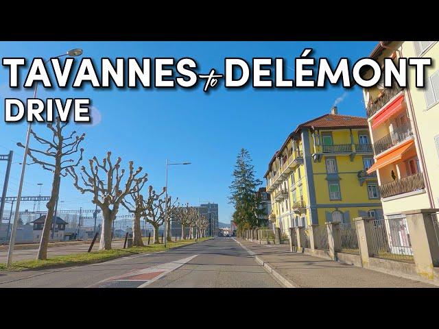 Tavannes to Delémont - Mountain trip between Winter and Spring - Switzerland