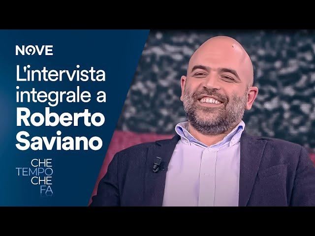 Che Tempo Che Fa | L'intervista integrale a Roberto Saviano