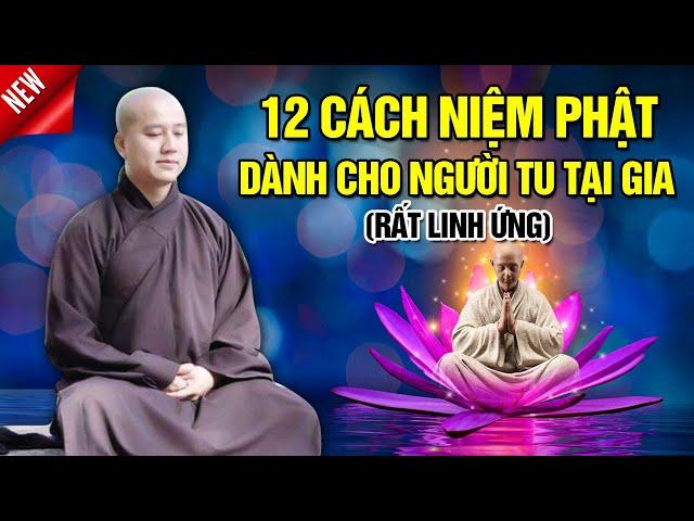 12 CÁCH NIỆM PHẬT - DÀNH CHO NGƯỜI TU TẠI GIA - RẤT LINH ỨNG | Thầy Thích Pháp Hòa - MỚI NHẤT