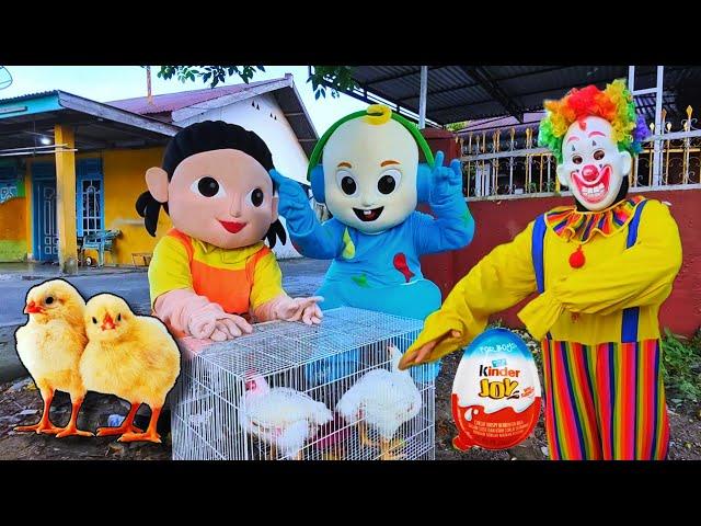 Drama Badut Lucu Squidgame Jagain Bayi Cocomelon Makan Kinder Joy Donat Ayam Warna Warni Dicuri