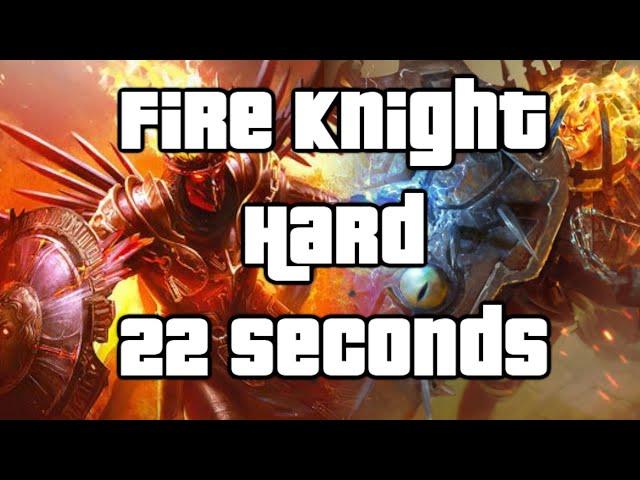 Fire Knight - Hard 10 - WR Speed Farm by [CHQ] Octyven