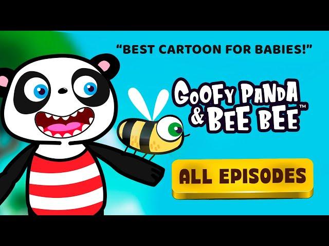 The Best Cartoon for BABIES to Laugh!  Goofy Panda & Beebee ALL Episodes Compilation 