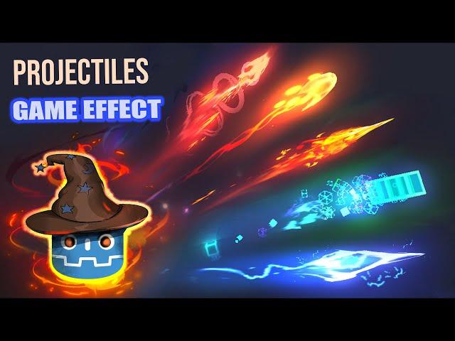 [New] GODOT 4 -  Projectiles VFX  ( FIRE BALL )