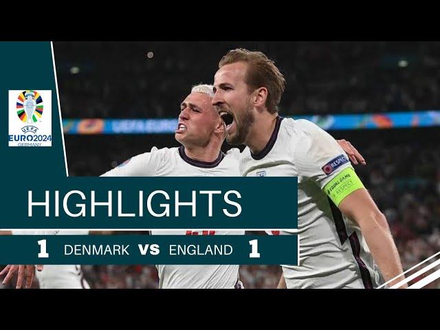 Denmark vs England - Euro 2024 Highlights