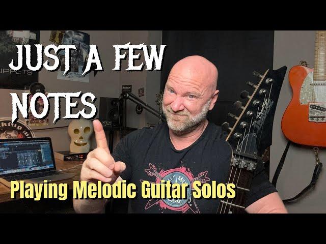 Simple Melodic Guitar Solo Lesson with Just a Few Notes