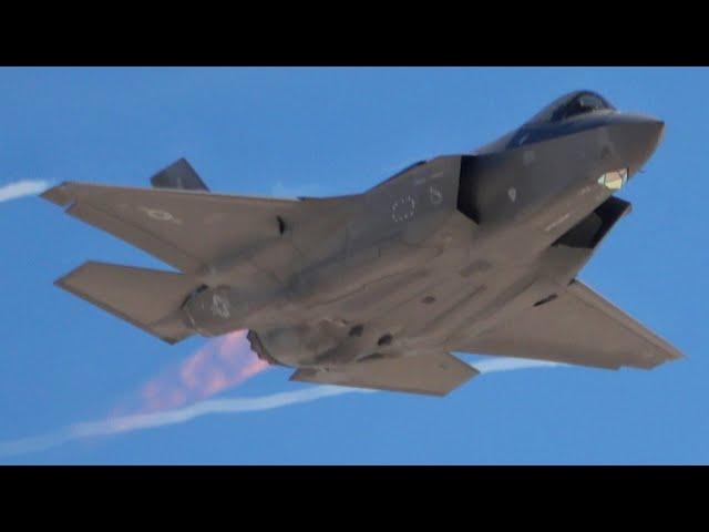 Aviation Nation 2022 F-35 Demo Team Nellis AFB Air Show